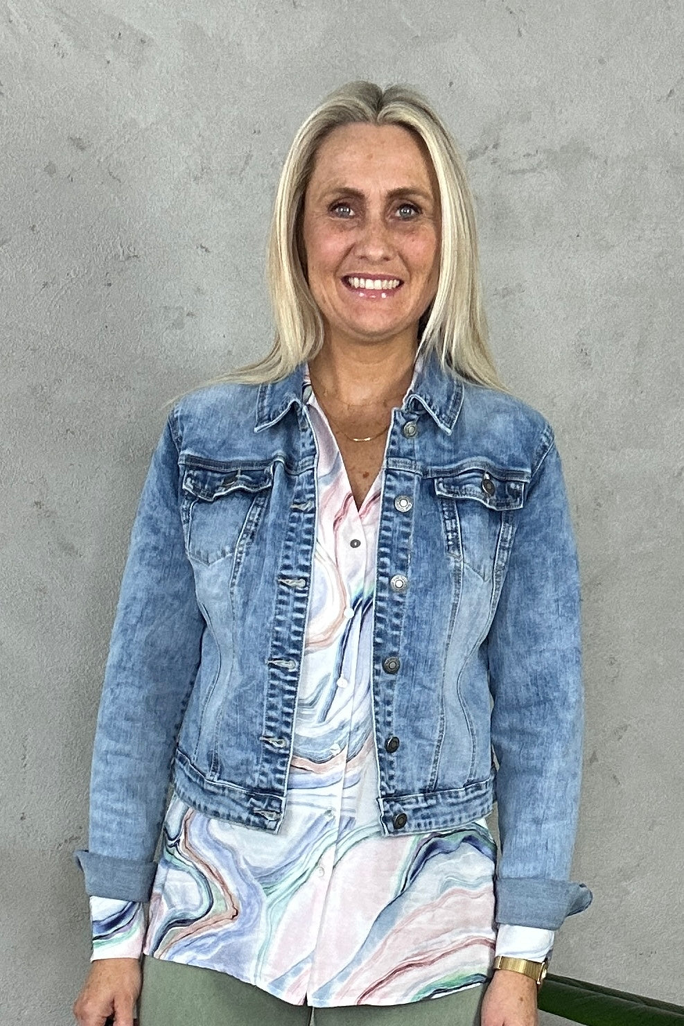 NO2MORO Alex Denim Jacket, Dark Blue Wash