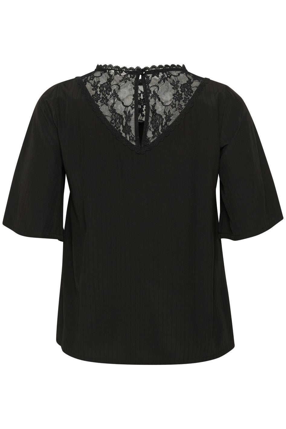 Berla Lace Blouse Black Deep - Kaffe Curve