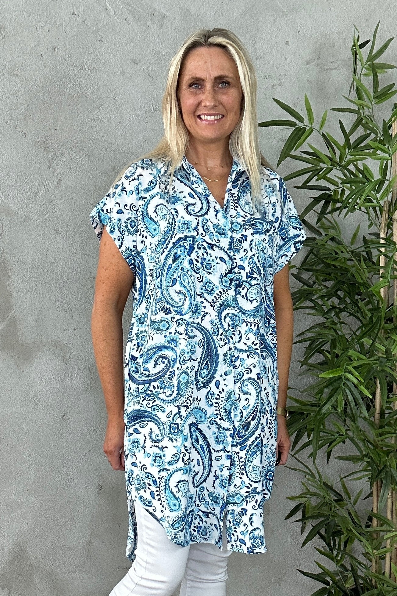 Martha Shirt Dress Turkis