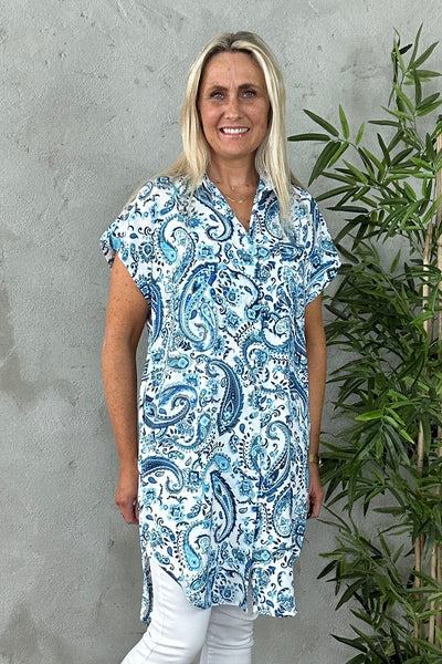 Martha Shirt Dress Turkis