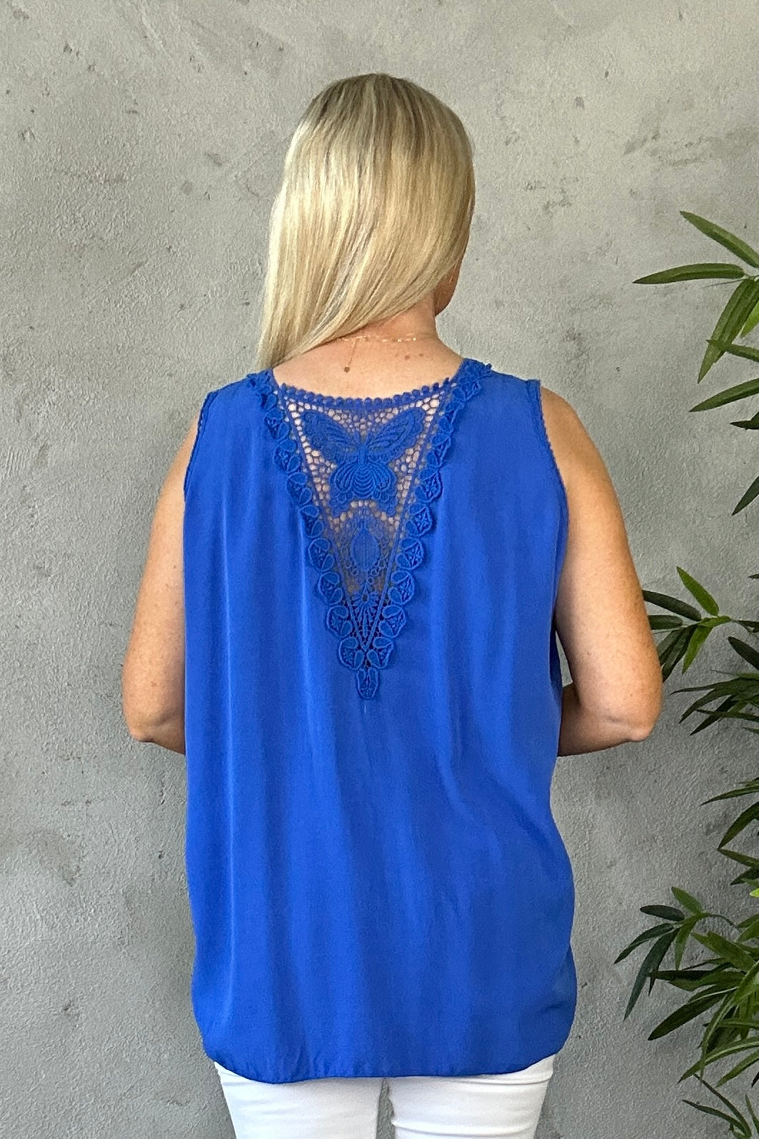 Dora Top Blue
