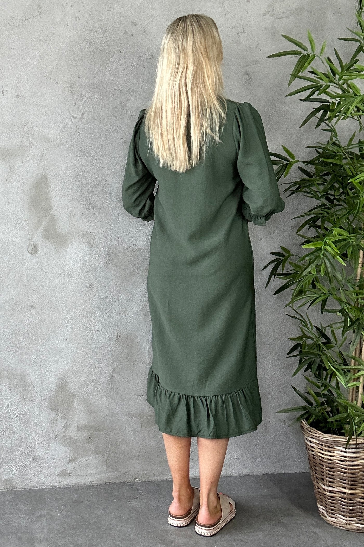 Annica Dress Army