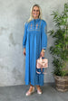 Pauline Dress Blue