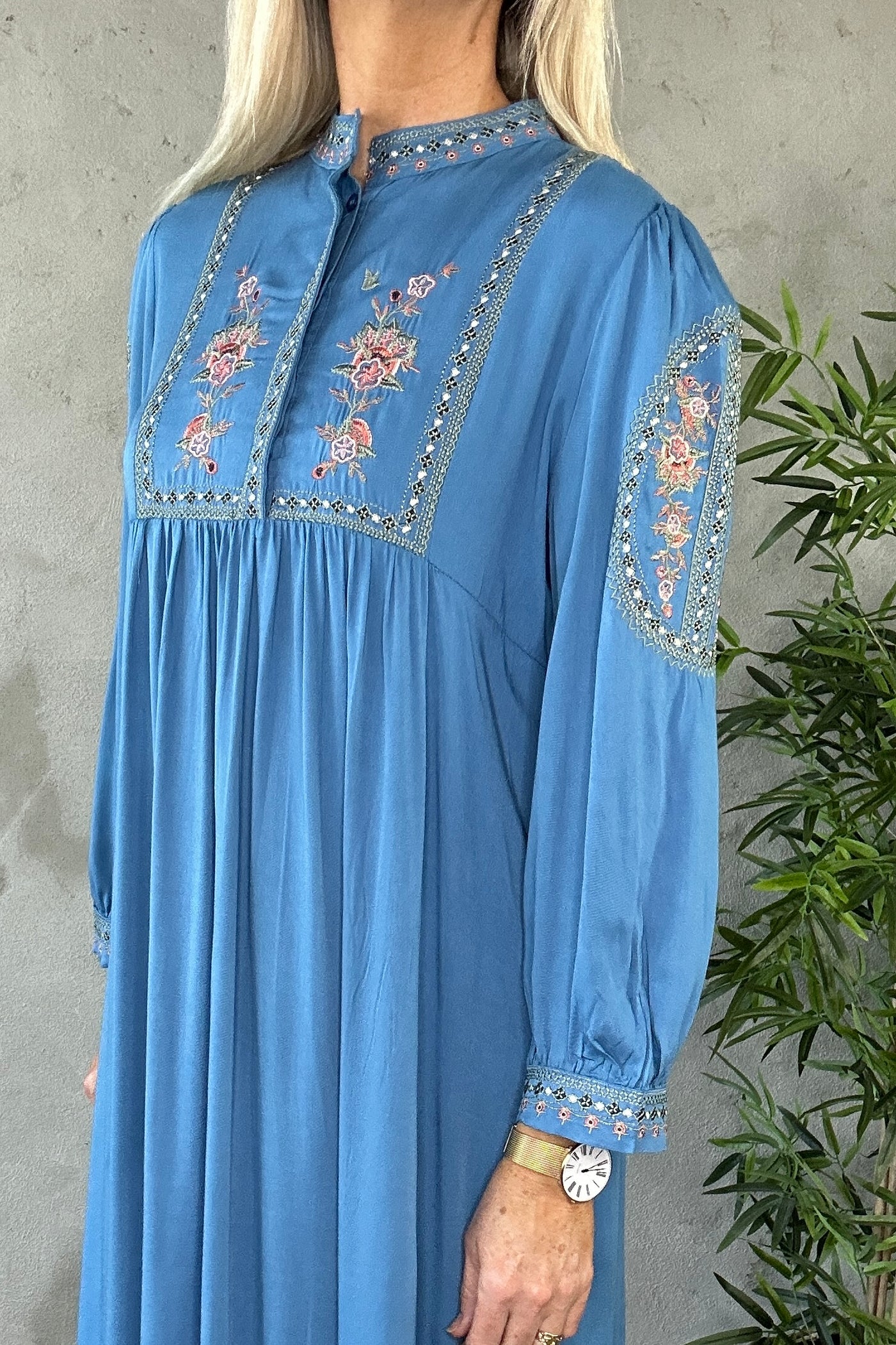 Pauline Dress Blue