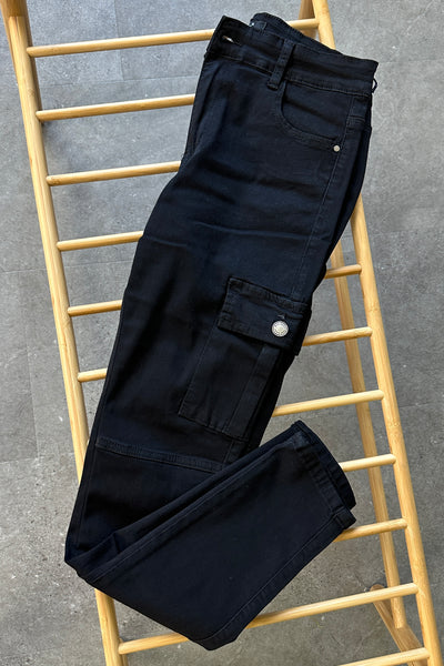 Meggan Cargo Pants Black