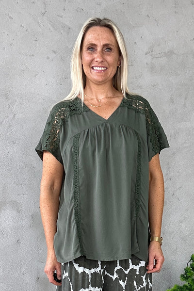 Eileen Blouse Army