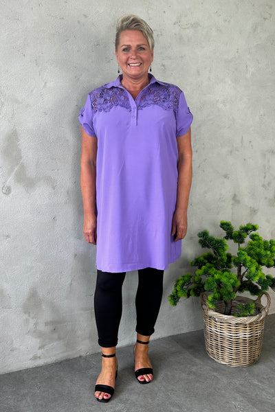 Ramona Shirt Dress Purple