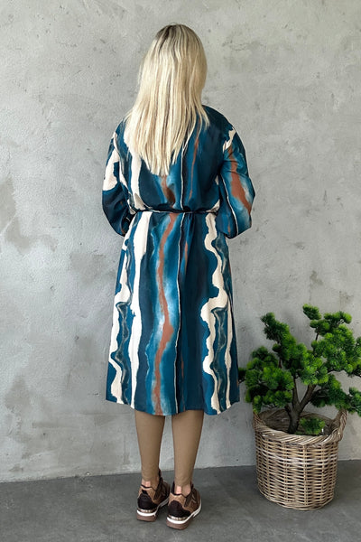 India Dress Diamond Blue