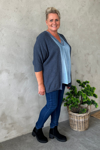 Lilly Cardigan Dusty Blue