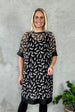 Zenia Dress  Black/Beige Art