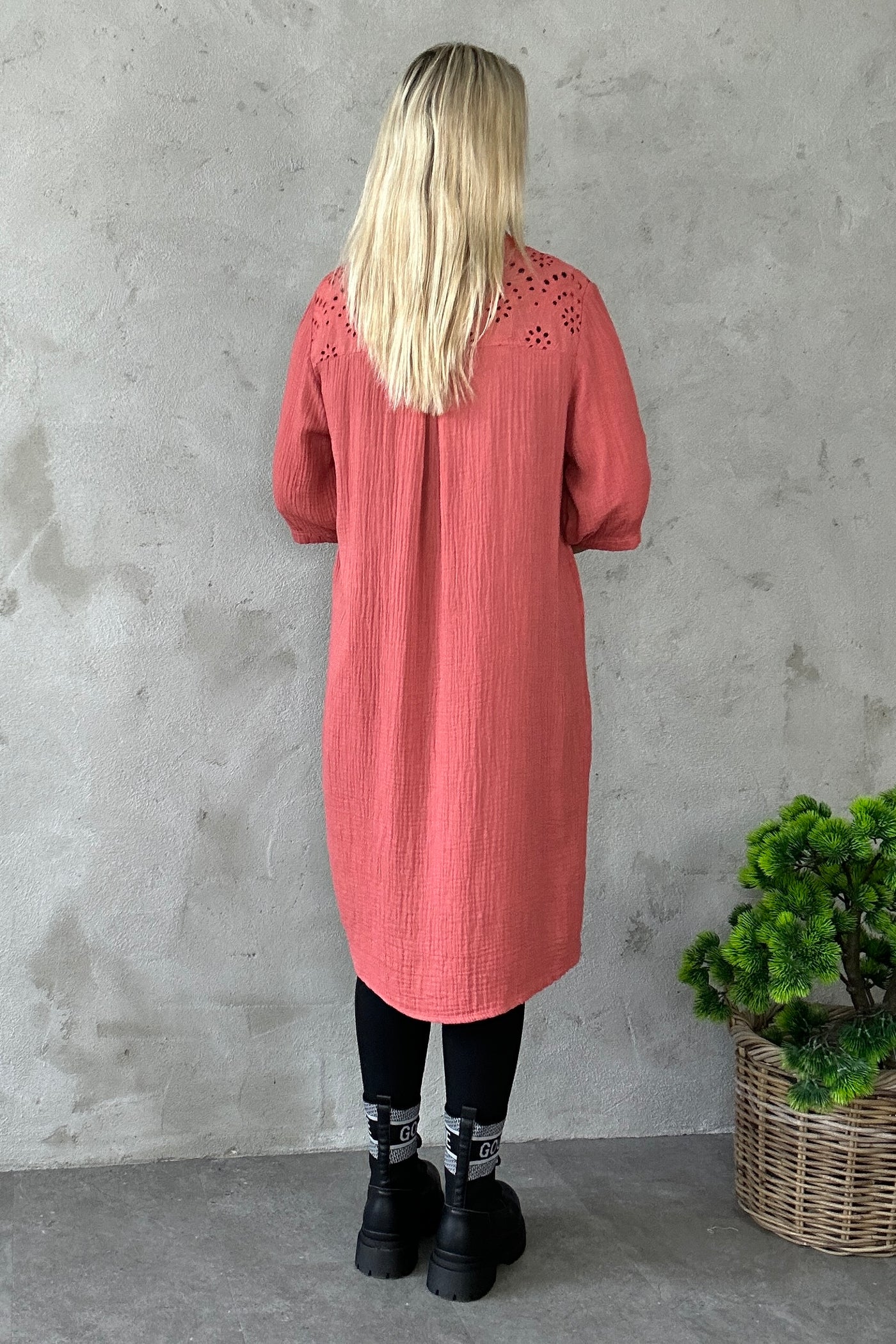 Aura Dress Dusty Coral