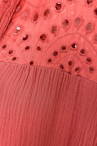 Aura Dress Dusty Coral