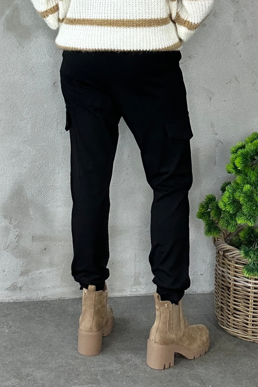 Siggi Linda Pants Black Deep - Kaffe