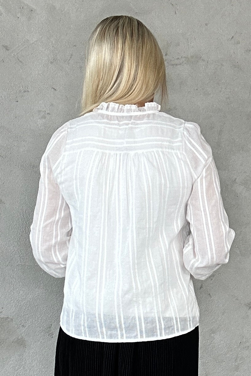 Serena Shirt White - Get Dressed