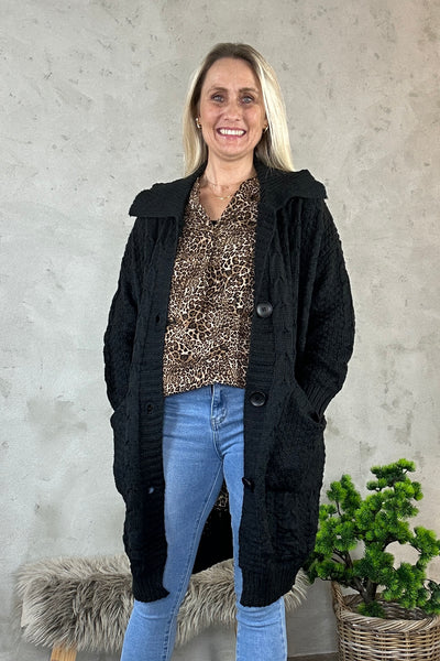 Vanessa Cardigan Black