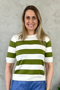 Du tilføjede <b><u>Lizza Striped Knit Green - Kaffe</u></b> til din indkøbskurv.