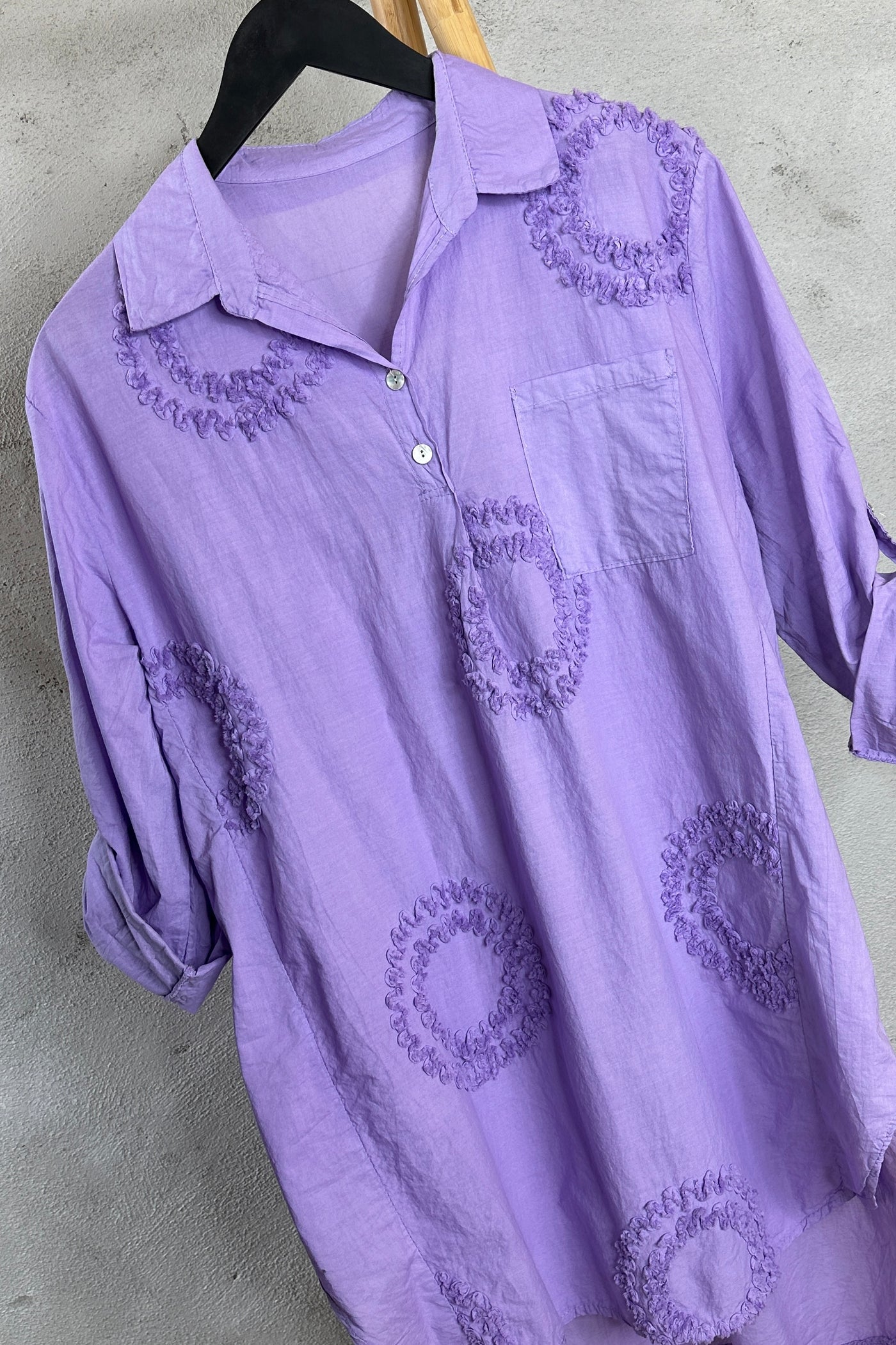 Marie Shirt Tunic Purple