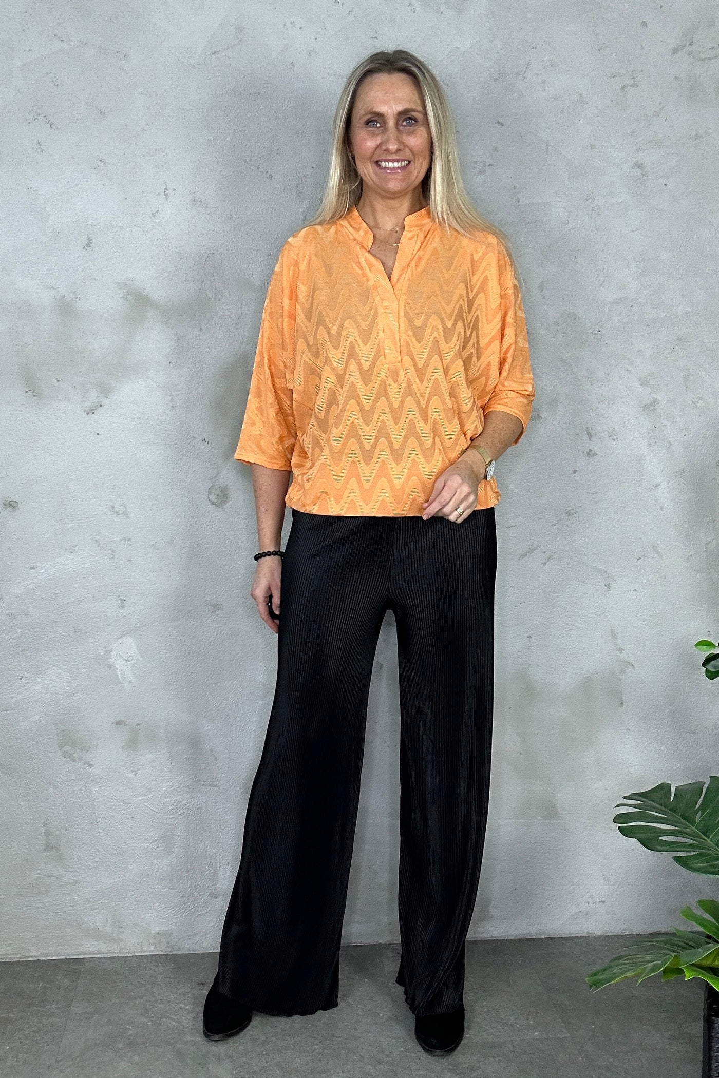 Abbie Blouse Orange