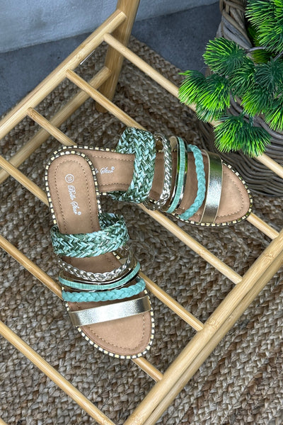 Gritt Sandal Green
