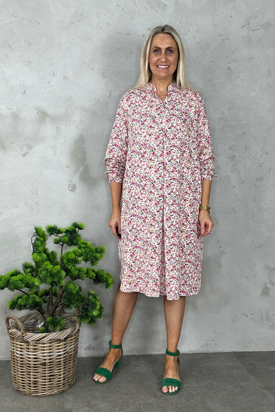 Polly Tunic Dress Pink