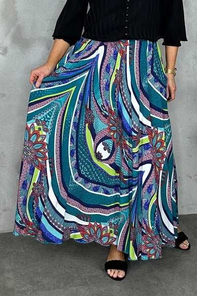 Birna Skirt Blue Multi