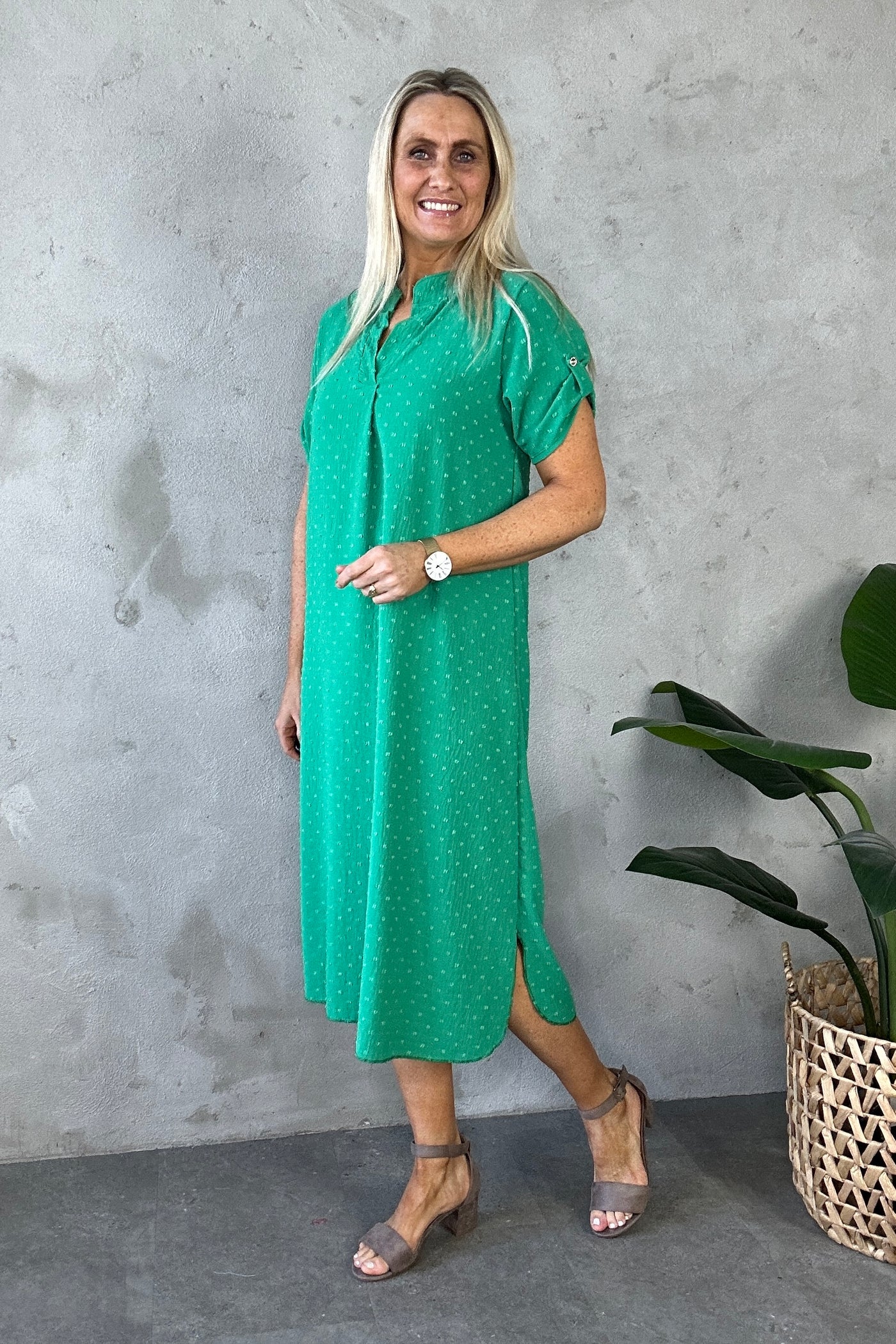 Maya Dress Green
