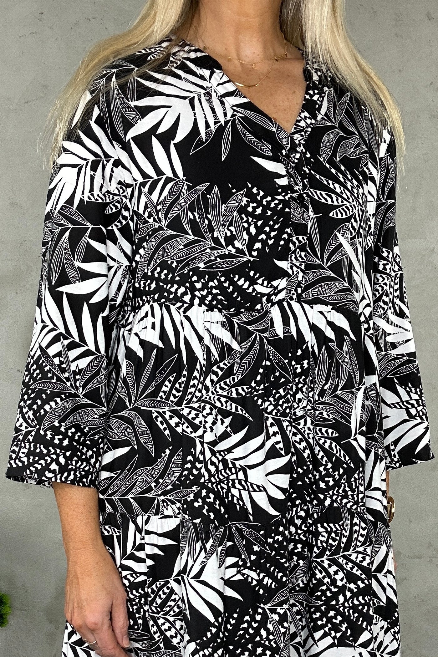 June Shirt Dress Black