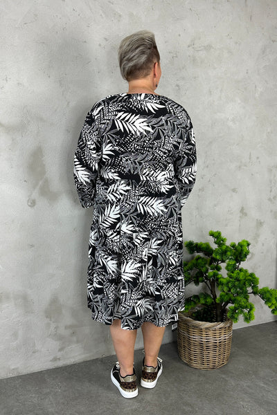 June Shirt Dress Black