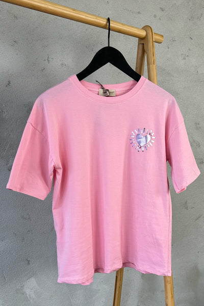 Alia T-shirt Light Pink